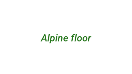 Логотип компании Alpine floor