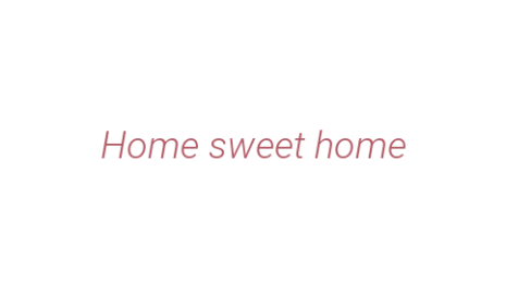 Логотип компании Home sweet home