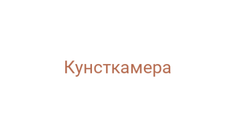 Логотип компании Кунсткамера