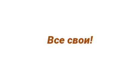 Логотип компании Все свои!