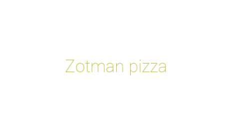 Логотип компании Zotman pizza