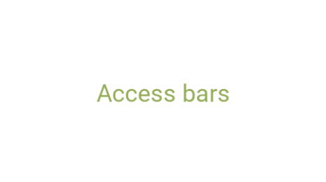 Логотип компании Access bars