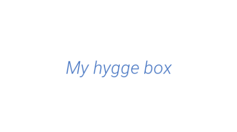 Логотип компании My hygge box