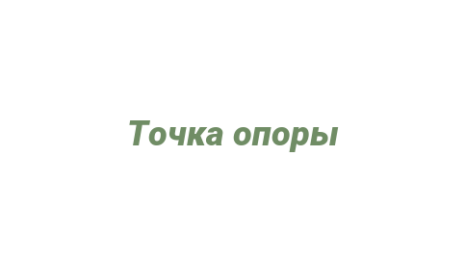 Логотип компании Точка опоры