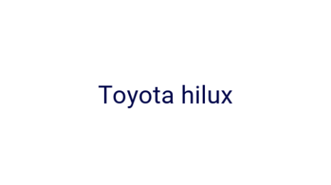 Логотип компании Toyota hilux